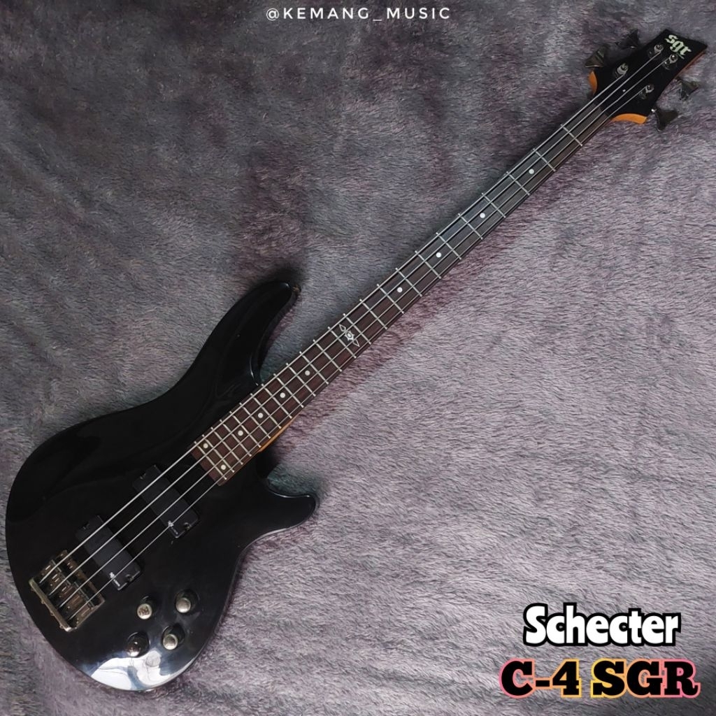 bass elektrik schecter c4 sgr bass bekas bass metal