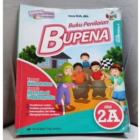 BUKU ORIGINAL(BEKAS)- BUPENA 2A KURIKULUM 2013 REVISI SD/MI KELAS 2
