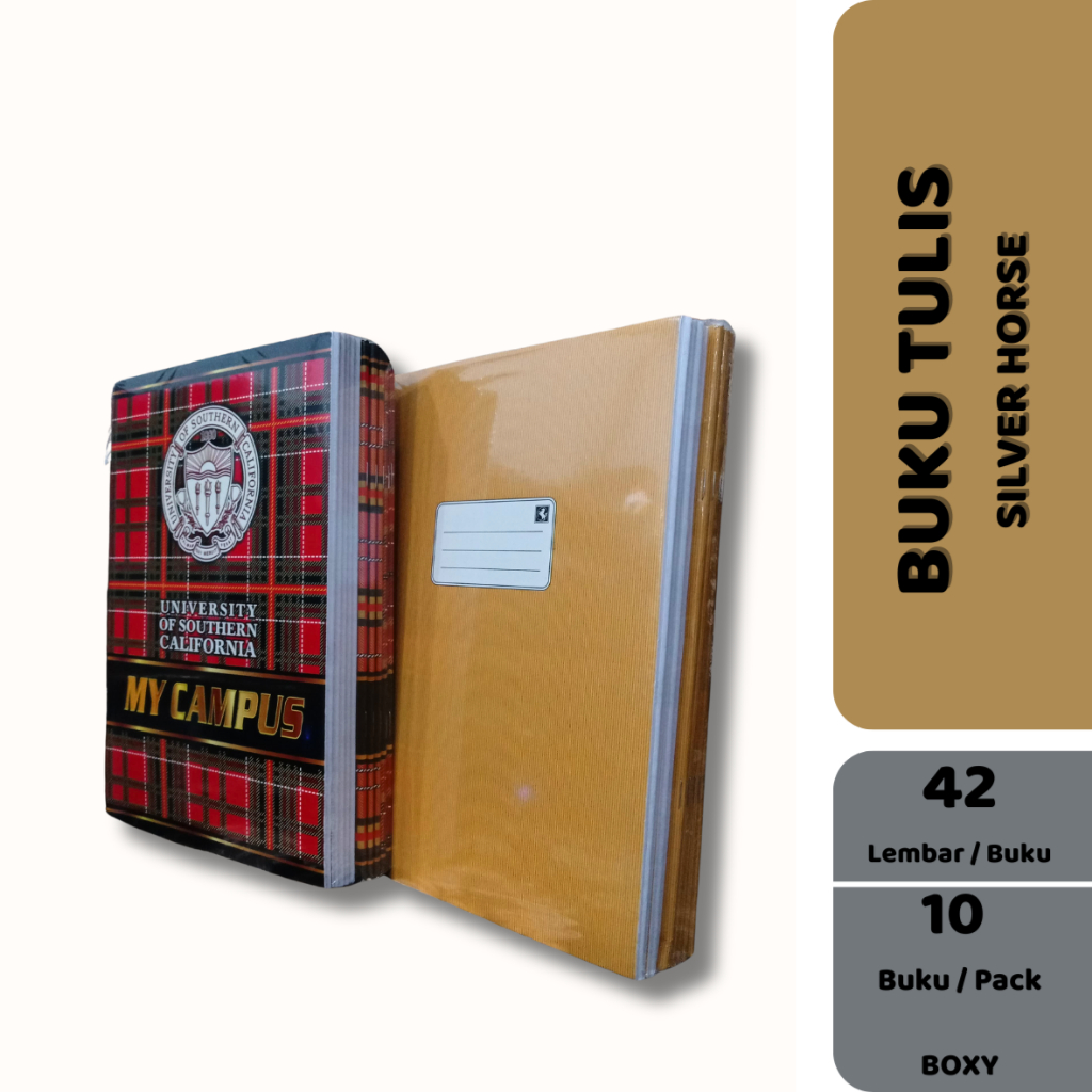 

(PACK) BUKU TULIS BOXY SILVER HORSE 42 LEMBAR