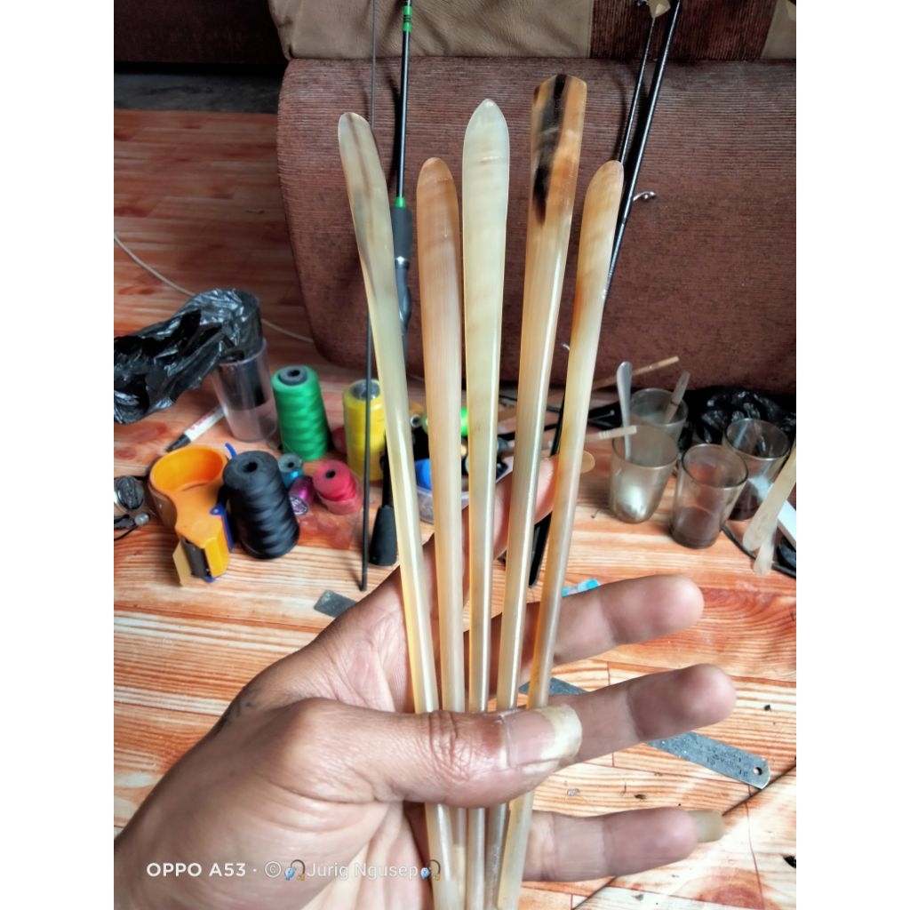 gagang joran wader tanduk kerbau bule p.27cm