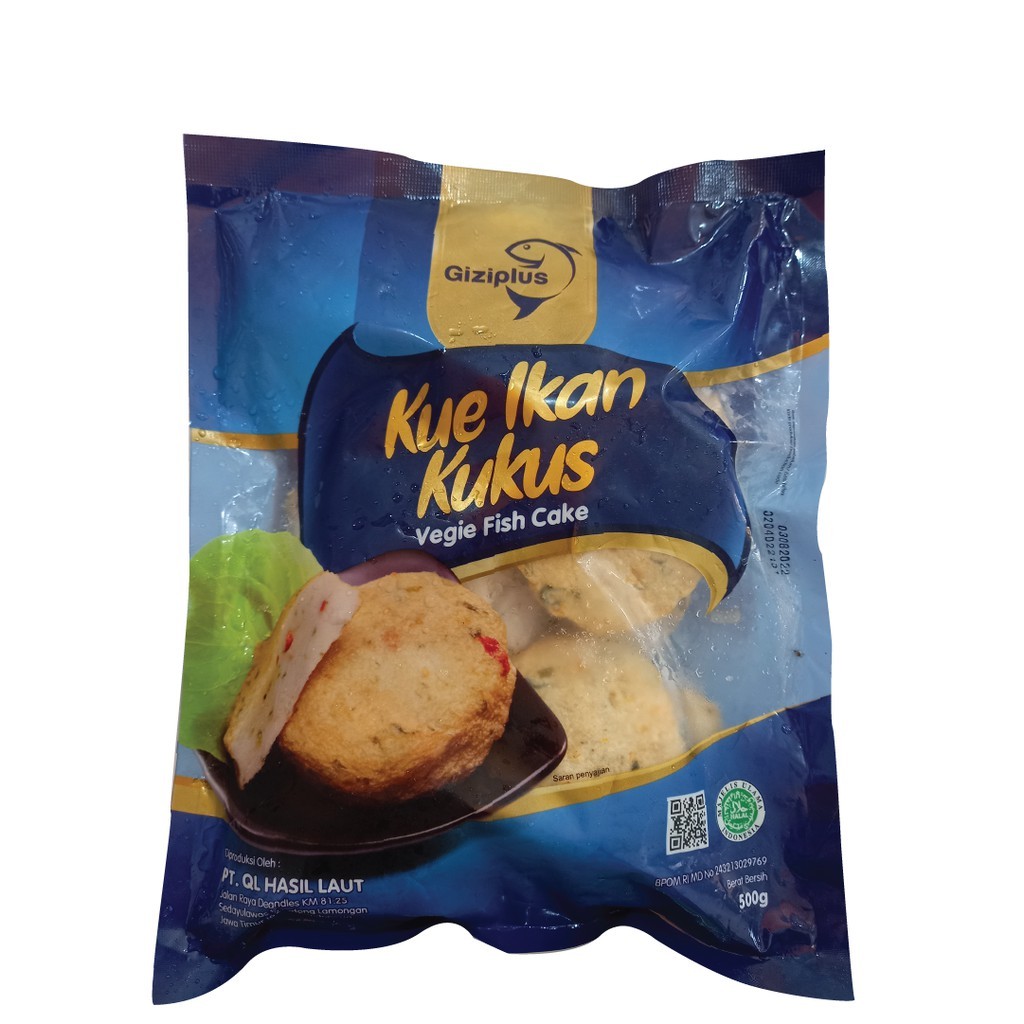 

GIZIPLUS Kue Ikan Kukus 500gr / vegie Fish Cake