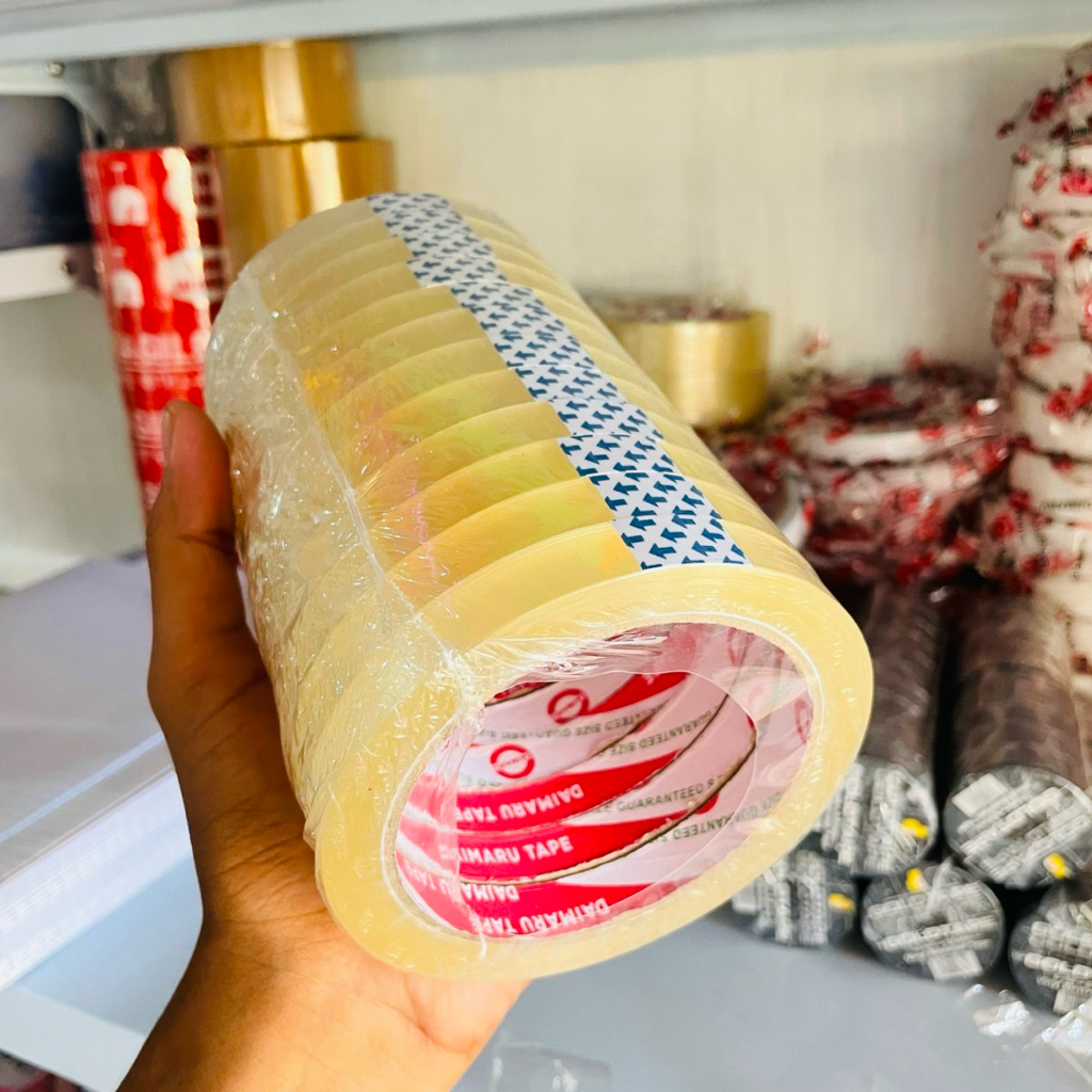 

Lakban bening daimaru 1/2 inch 1/2” solasi bening