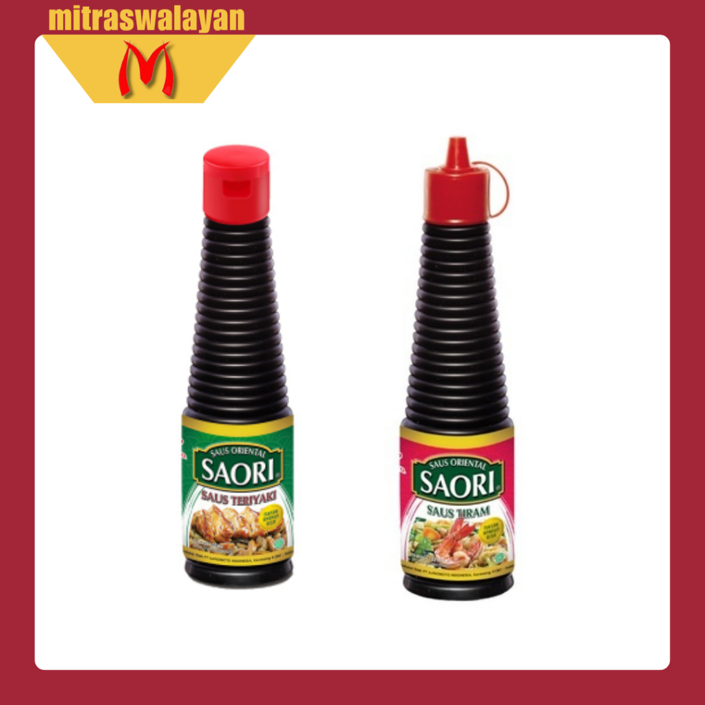 

SAORI Saus Tiram 133 ml & SAORI Saus Teriyaki 135 ml