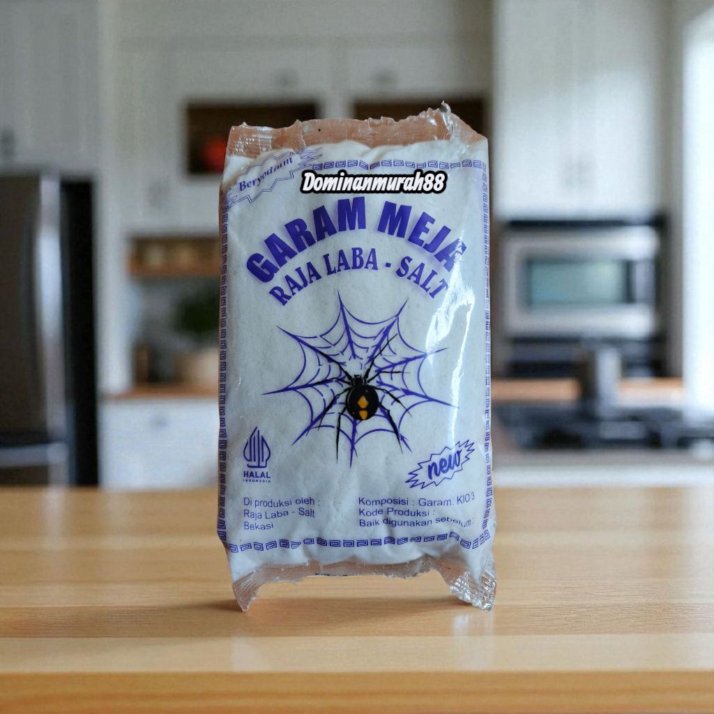 

GARAM DAPUR BERYODIUM KEMASAN 500 GRAM CAP RAJA LABA - LABA SALT / GARAM / GAREM