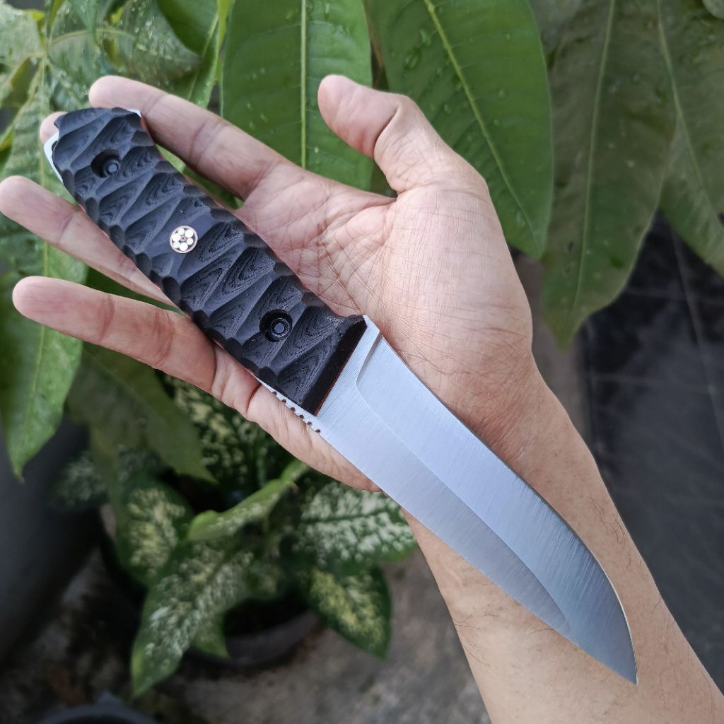 Bushcraft Premium Bohler K110 Micarta Kydex Fulltang