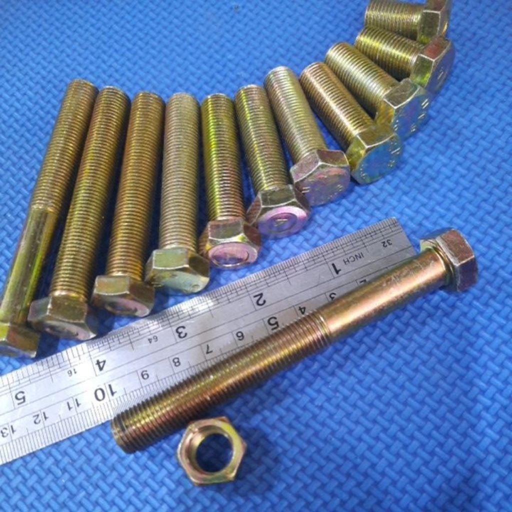 baut dan mur 17/m12x1.25x10cm k17