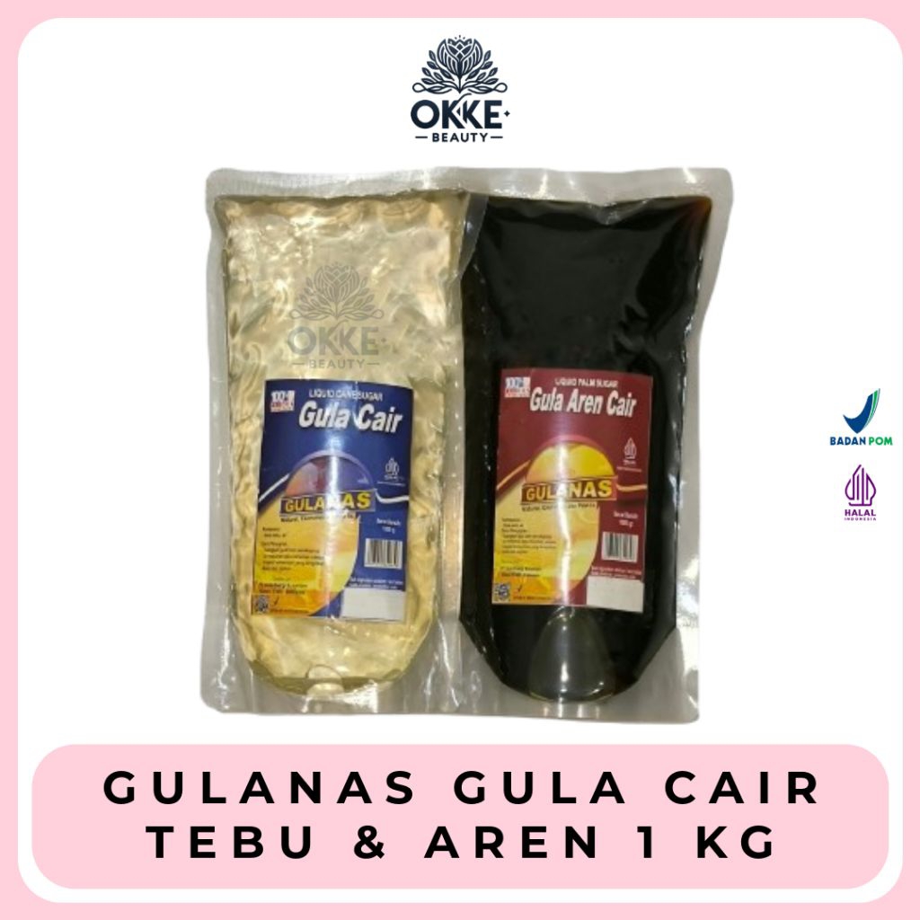 

Gula Cair GULANAS 1 kg – Gula Tebu & Aren | Liquid Sugar Untuk Kopi, Masakan & Minuman - Gulanas