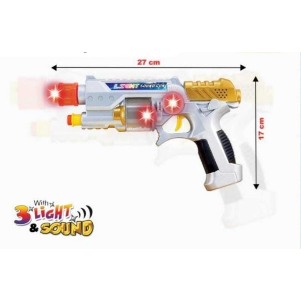 PISTOL BATERAI / MAINAN PISTOL / PISTOL PISTOLAN / TEMBAK MAINAN