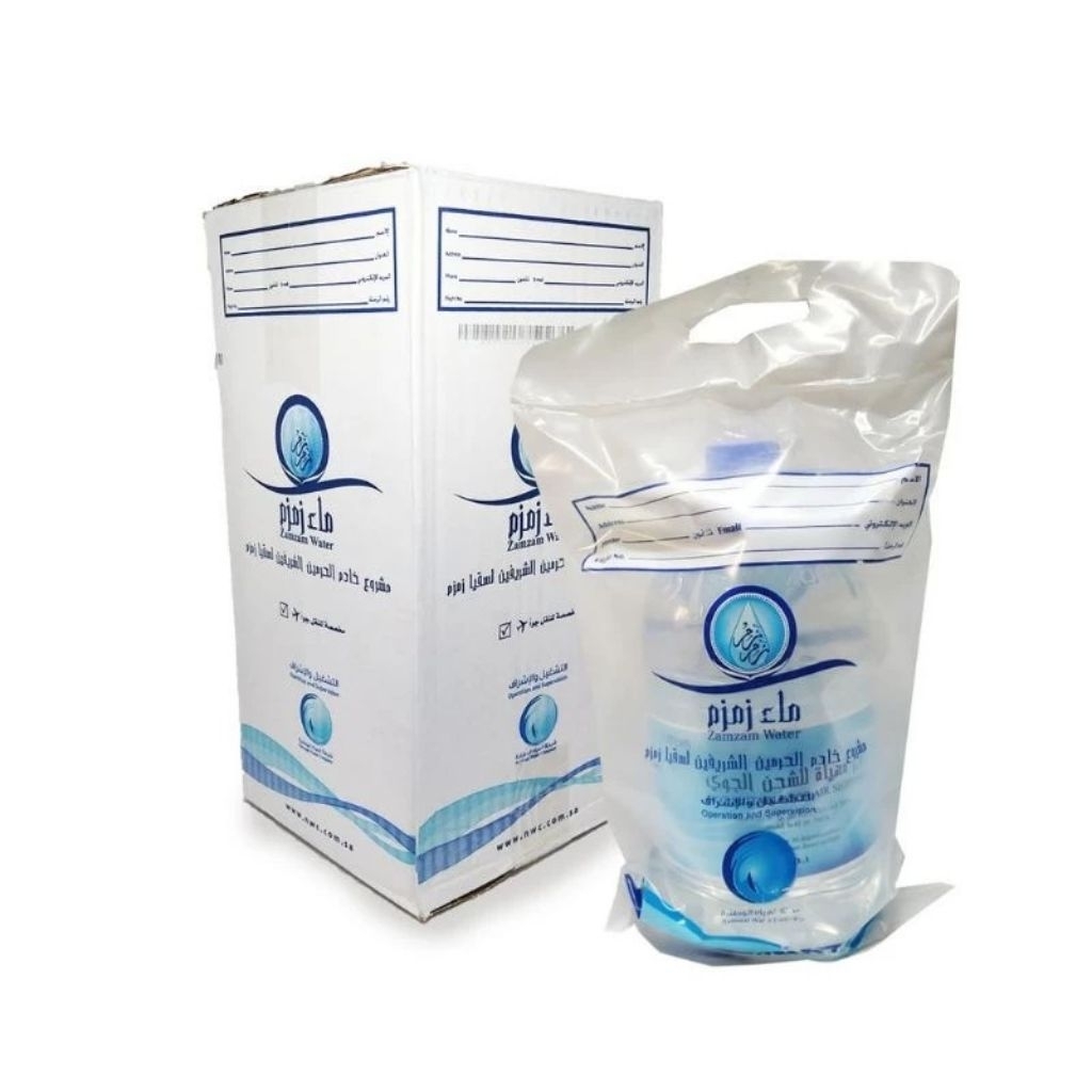 

air zam zam asli 5 liter barcode dan non barcode asli makkah tanapa campuran