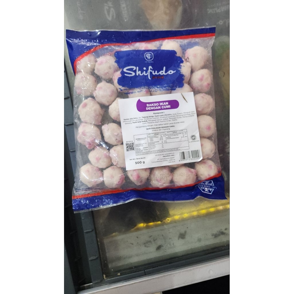 

SHIFUDO BAKSO IKAN DENGAN CUMI 500G