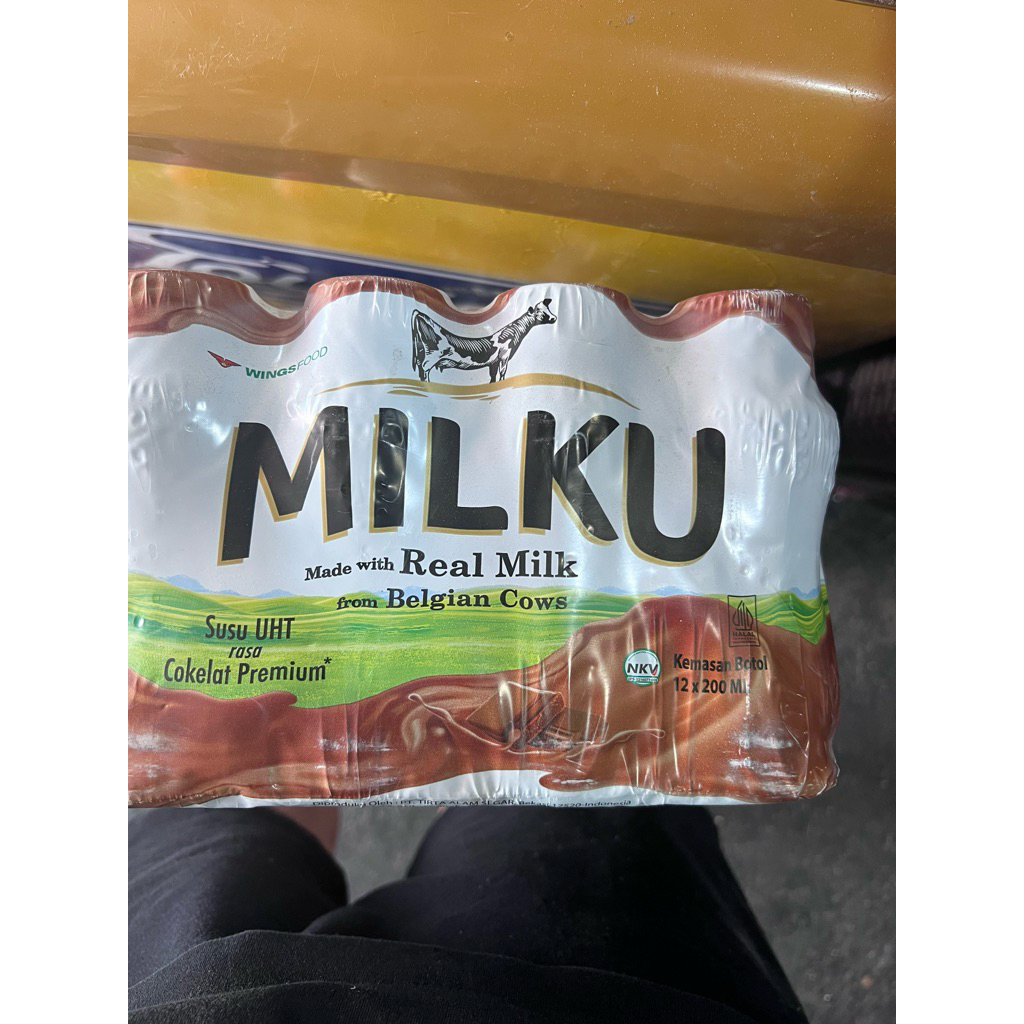 

Susu UHT MILKU Rasa Coklat 12 pcs