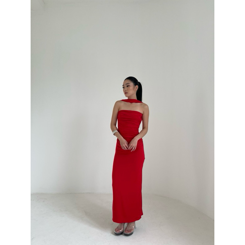 GEMMEINLOVE - ROSETTE DRESS