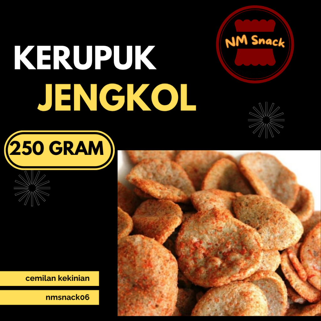 

Kerupuk Jengkol Cemilan Kekinian 250 Gram