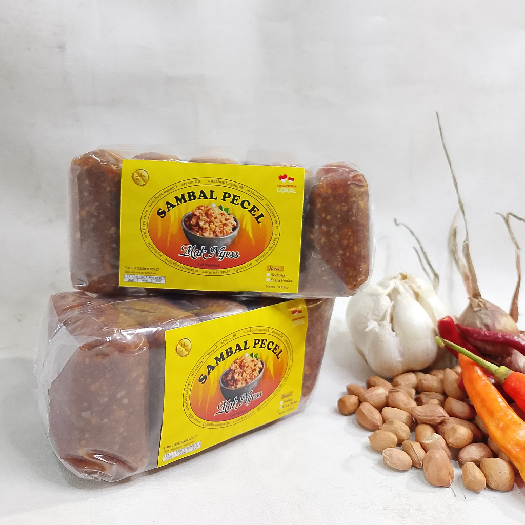 

Sambal Pecel Khas Madiun 300 Gram Kemasan Mini Pecel Sambal Khas Jawa Timur Pedes Manis Isi 5 Pcs