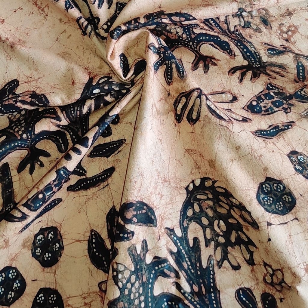Kain batik tulis antik mix warna alam & sintetis untuk kemeja pria dan wanita