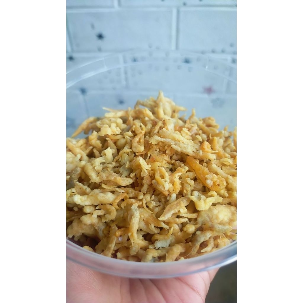 

Teri nasi crispy 100gram lauk kering siap saji NON MSG , NON PENGAWET