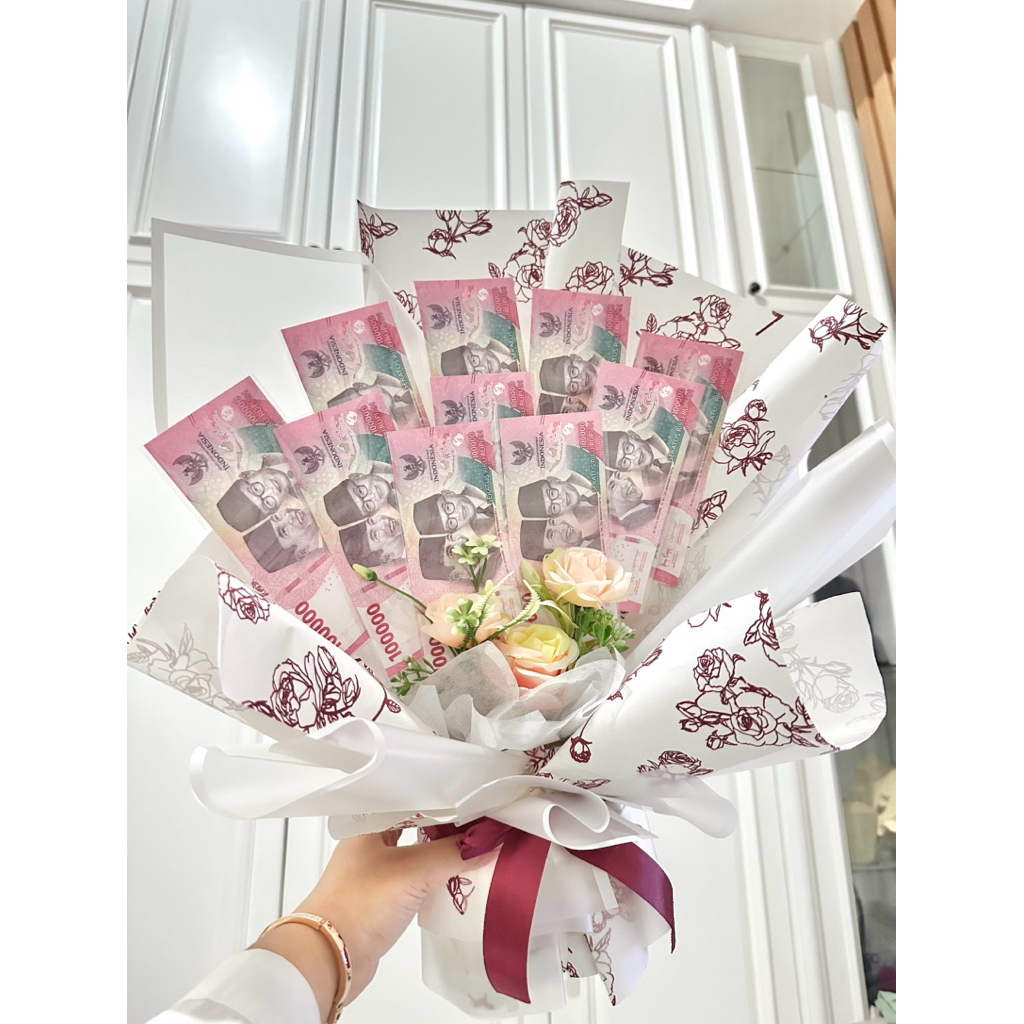 BUKET UANG 10LEMBAR - MONEY BOUQUET