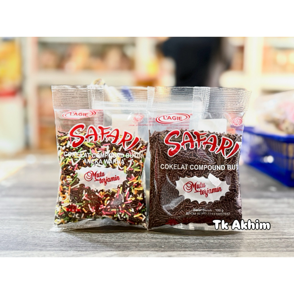 

Mises Ceres Safari 100g Cokelat Compound Butir