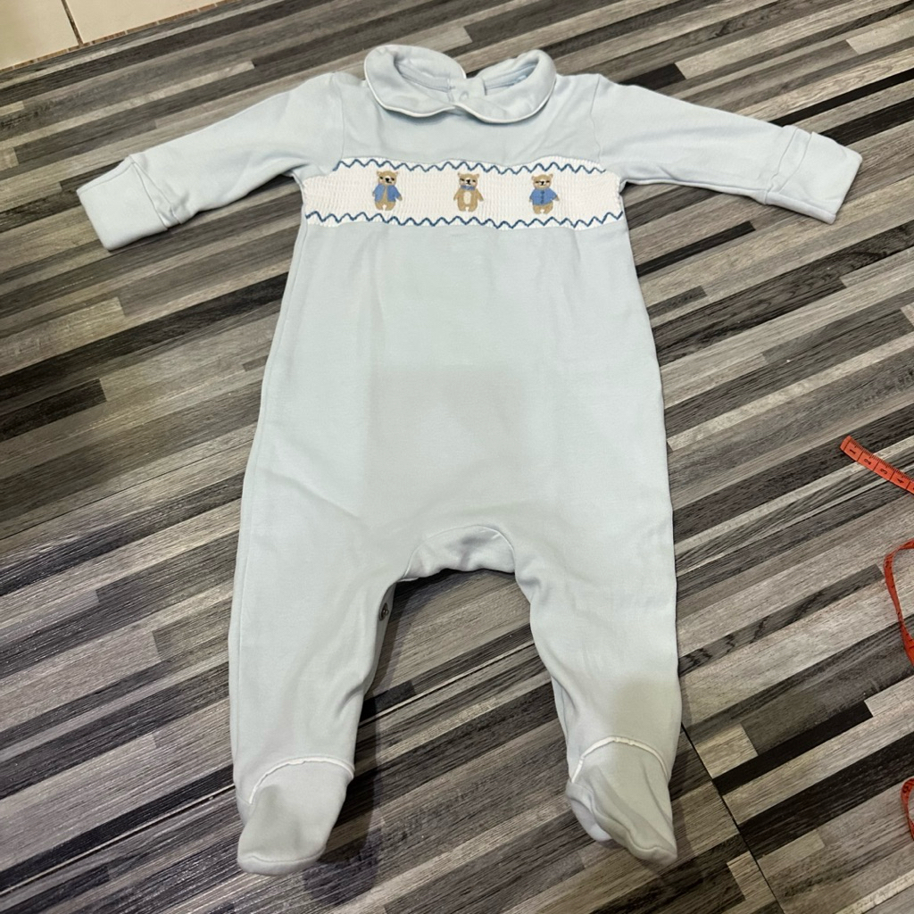 NEXT Baby Sleepsuit Smocked Baby Boy/Girl Size 3 Month | Like New