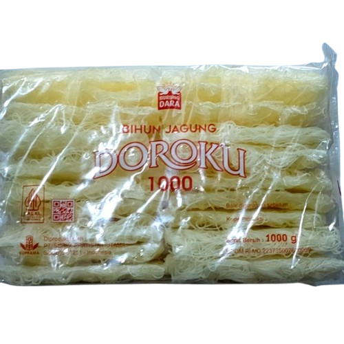 

Bihun Jagung Doroku 1000 1kg - Tidak Mudah Hancur untuk Bakso Soto Tumis