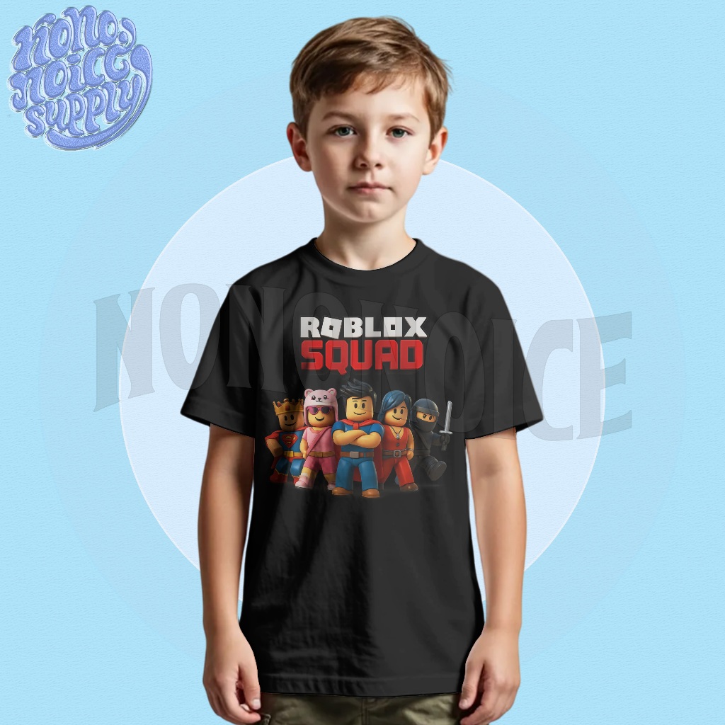 Kaos Anak Roblox Squad Gratis Nama / Atasan Baju Anak Roblox Squad Kaos Anak Usia 3-12 Tahun