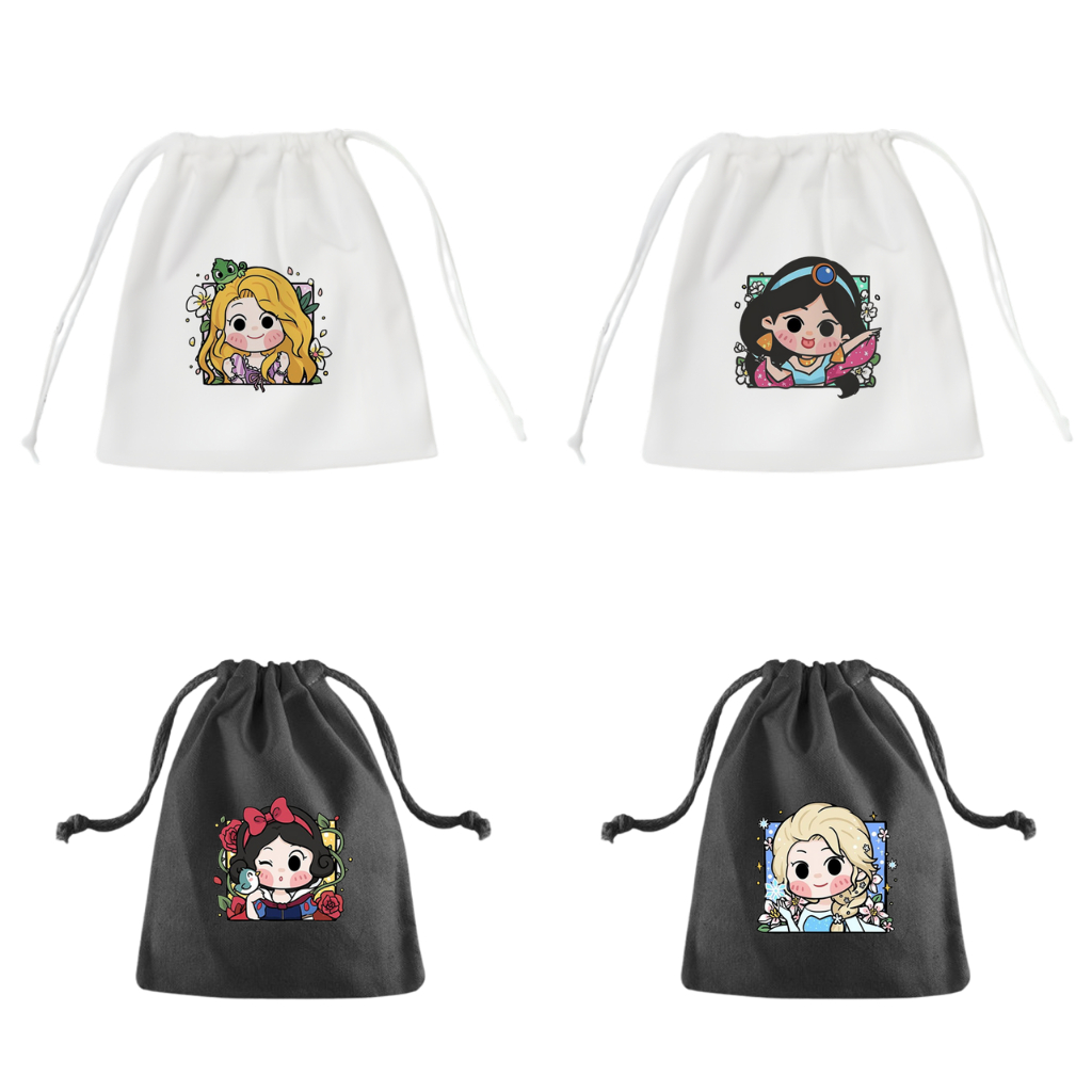 

Tas Pouch Bag Kecil Ulang Tahun Princess Disney Tas Souvenir Hampers Ultah Goodie Bag