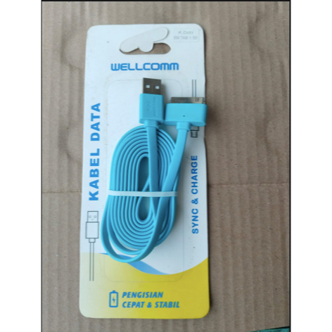 WELLCOMM KABEL DATA SAMSUNG TAB JADUL LEBAR 1.5 METER KABEL CHARGE SAMSUNG TABLET LAMA PANJANG 1500 