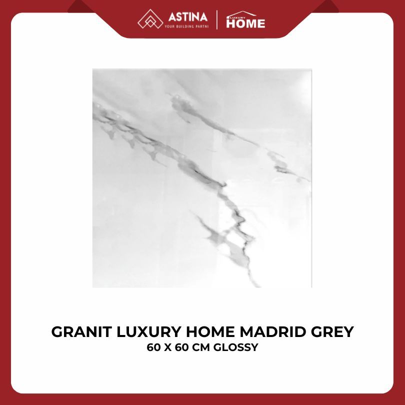 Granit Luxury Home Madrid Grey 60 X 60 CM Glossy