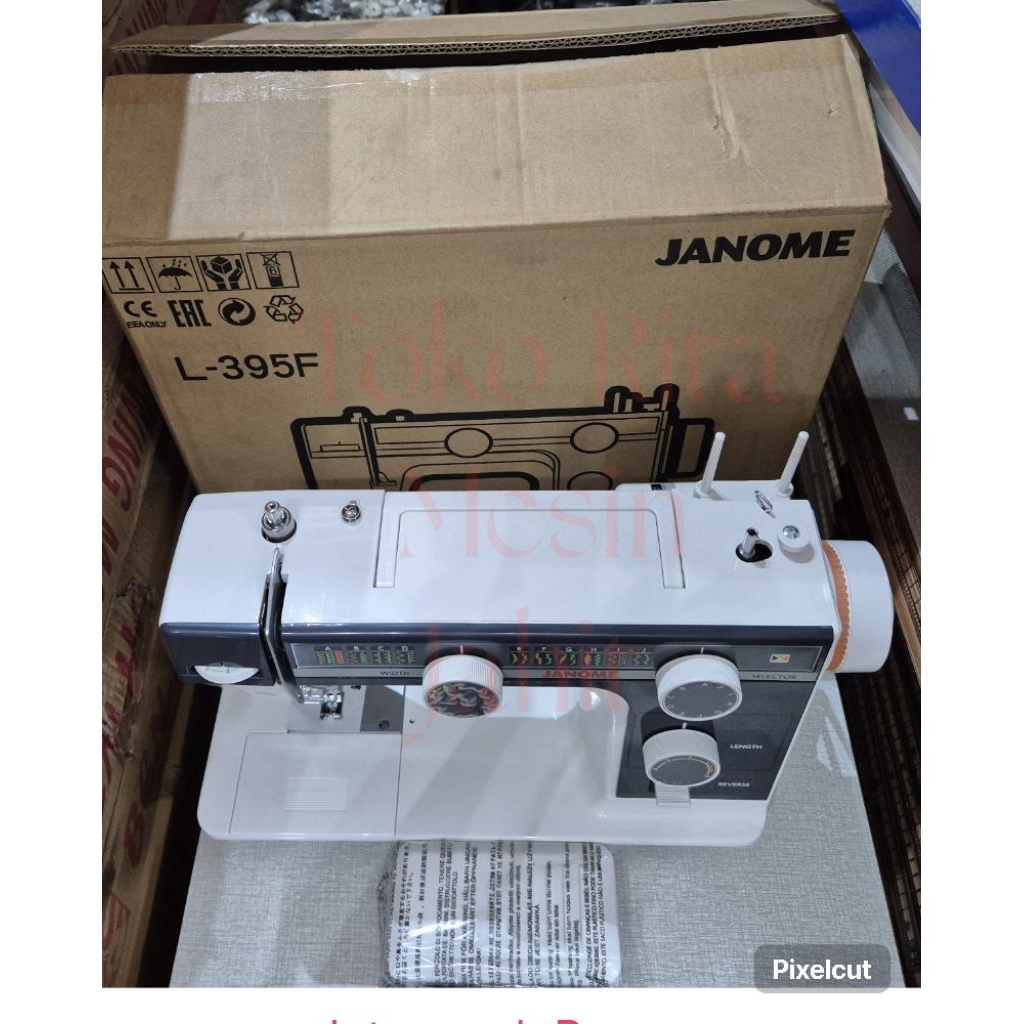 kepala mesin Janome Flatbed L-395F
