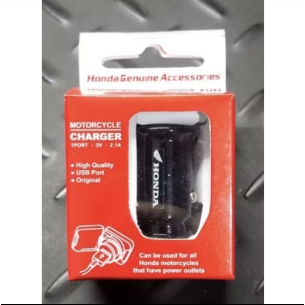 Denting Mas Terang Usb Charger Motor Original Honda Ahm Pnp Beat Deluxe Genio Scoopy Adv Pcx Dll