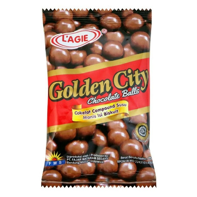 

LAGIE GOLDEN CITY BALL CHOC 75 GR 8992957251487