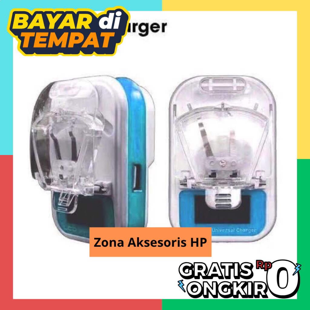 Charger Kodok Universal – Cas Semua Baterai HP Termurah & Ready Stok