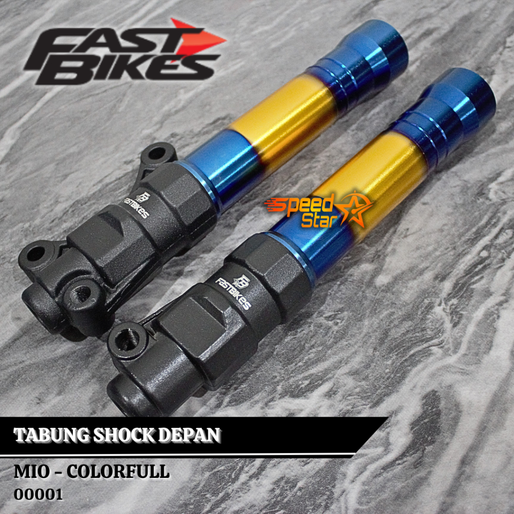 Tabung Shock Depan Mio Fastbikes Colorfull Black Bottom Shock Mio Colorfull Variasi Yamaha Matic MIO
