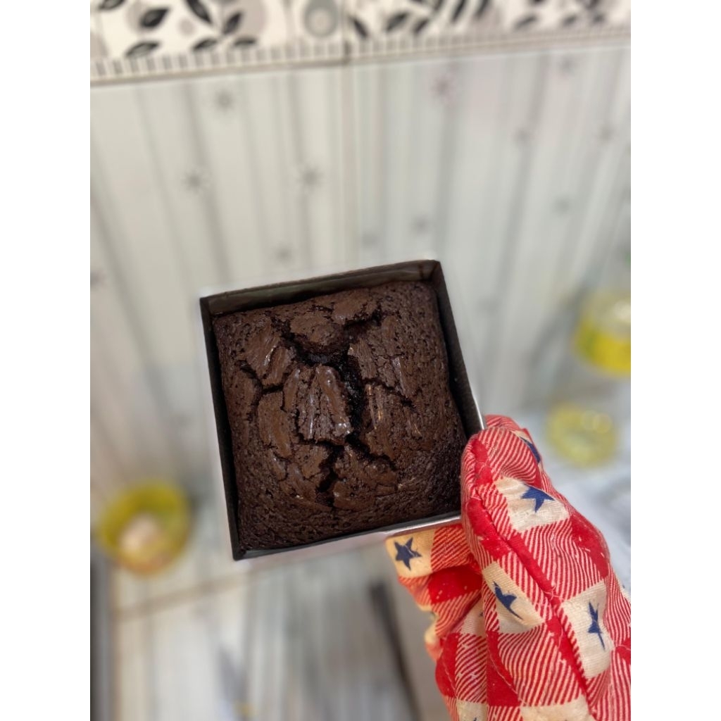 

personal fudgy brownies size 10×10/hadiah/ulangtahun/hampers/gift