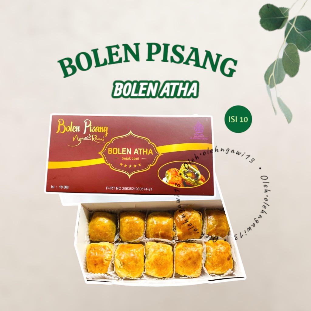 

BOLEN PISANG, BOLEN ATHA, BOLEN COKLAT, BOLEN COKLAT KEJU