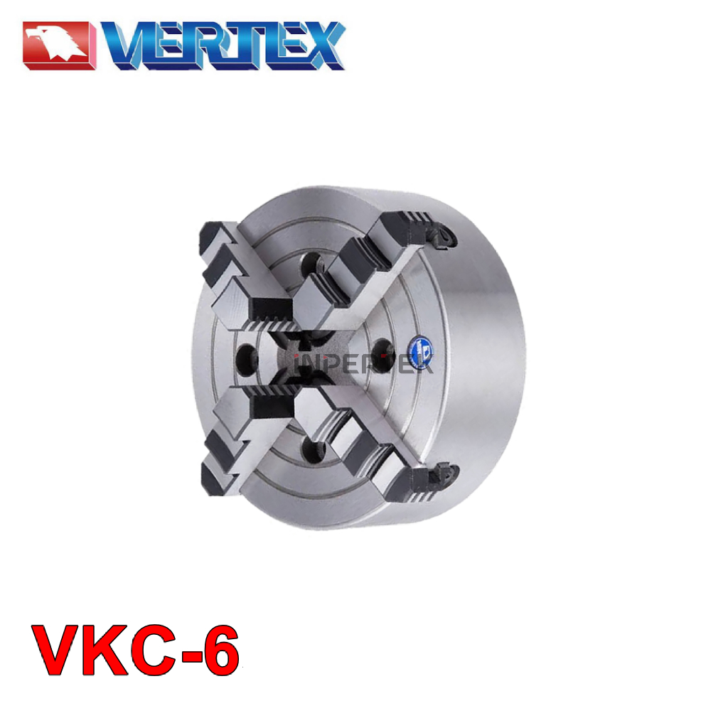 VERTEX 4 Jaw Chuck VKC-6 Chuck Bubut 6" 4 Jaw Independent