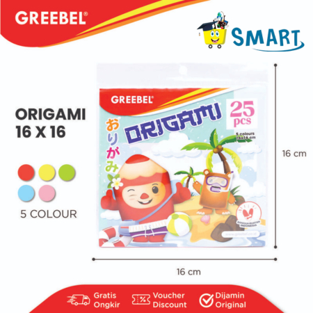 

GREEBEL KERTAS ORIGAMI 16X16