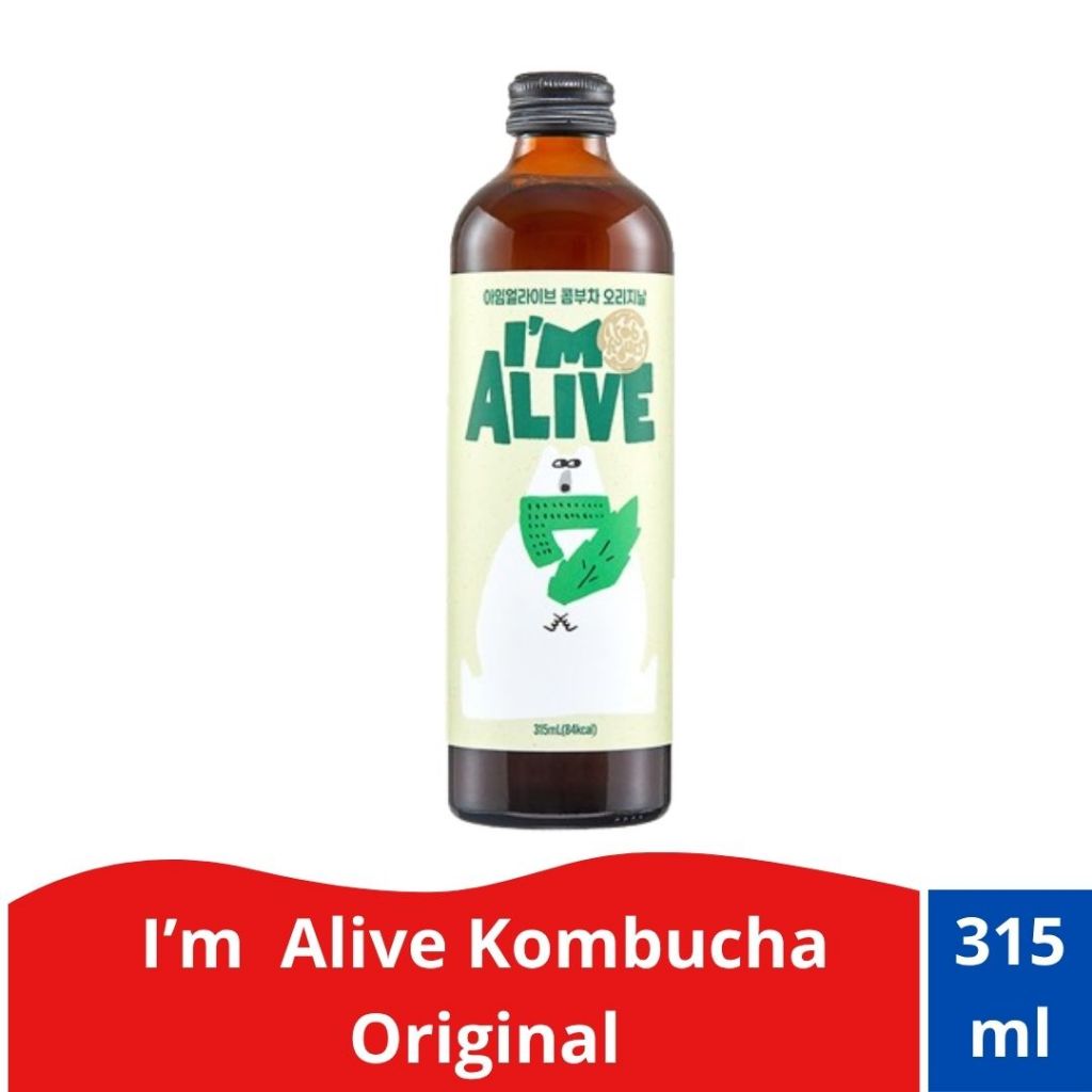 

I'm alive Kombucha Original- Teh Fermentasi rasa original 315ml