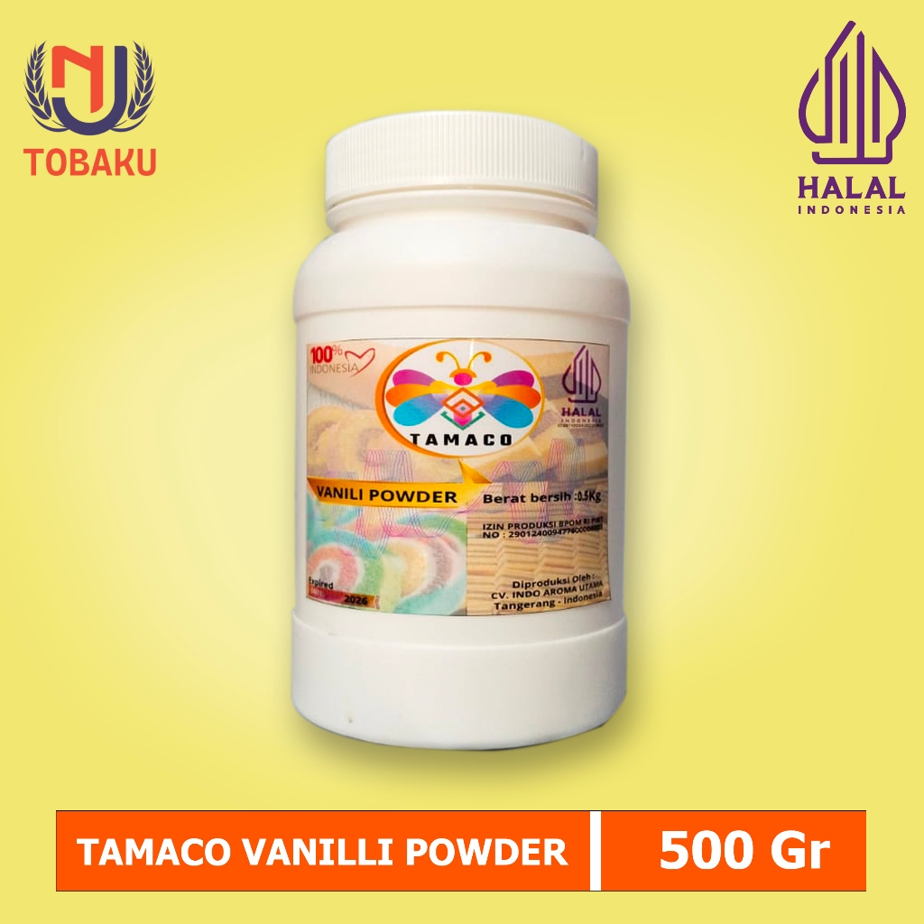 

Vanilli Bubuk Tamaco Kemasan 500gram