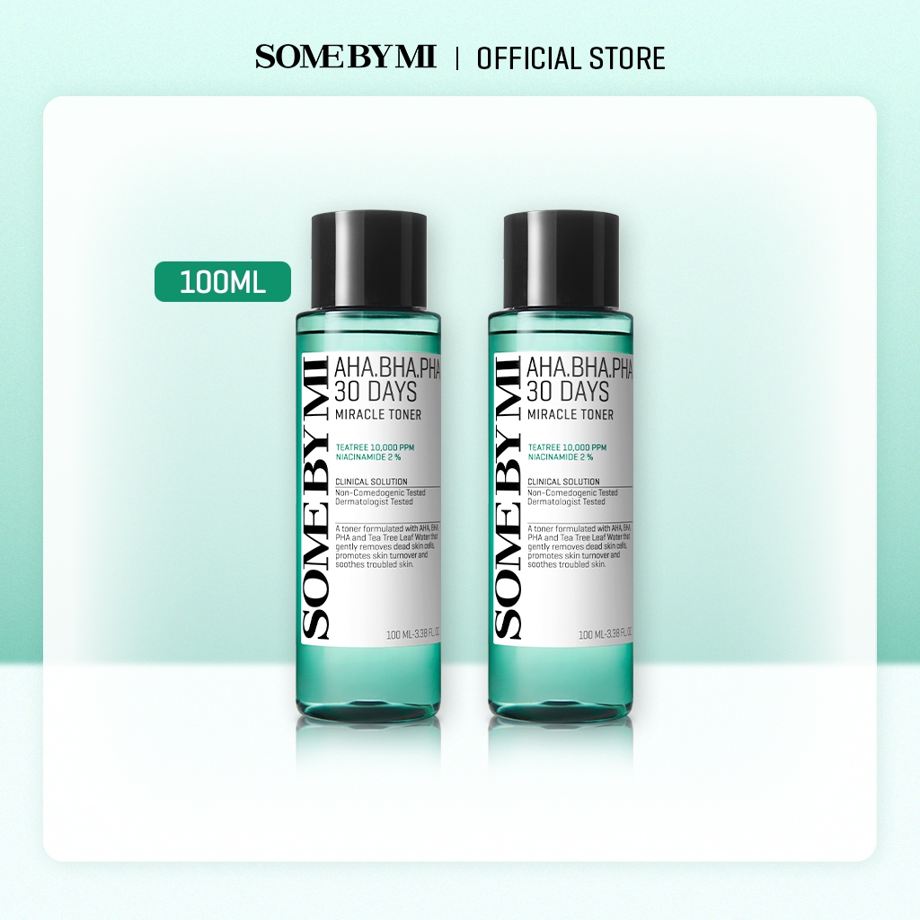 SOME BY MI Aha Bha Pha 30 Days Miracle Toner 100ml 2pcs set
