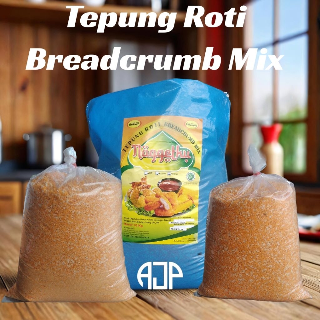 

Tepung Roti Breadcrumb Mix / Tepung Panir | 1 Sak (10 kg)