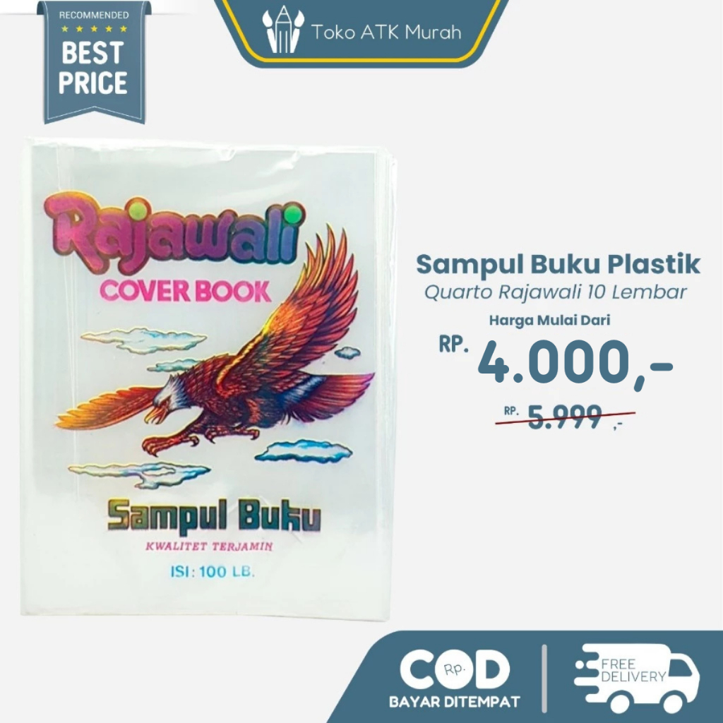 

Sampul Buku Plastik Quarto Rajawali 10 Lembar