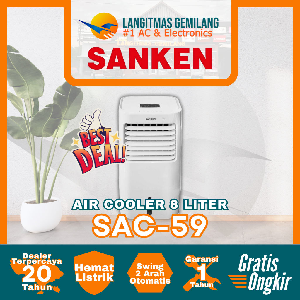 SANKEN AIR COOLER 8 Liter SAC-59