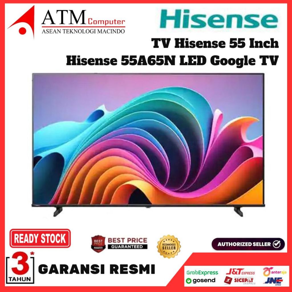 TV Hisense 55 Inch Google TV 4K Hisense 55A65N 55 Inci Hisense 55A65N