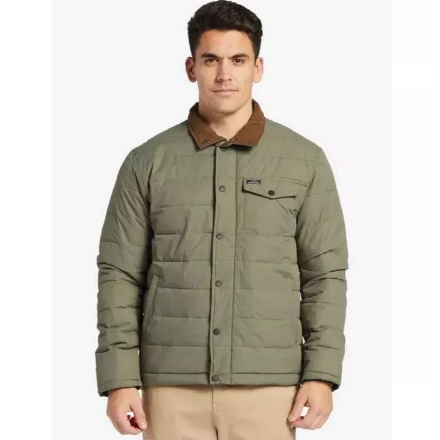 Jaket Quiksilver Waterman Jacket Ocean Caves Lighweight Puffer Original