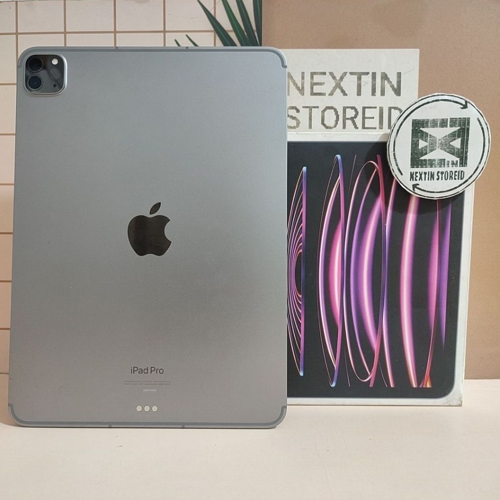 IPAD PRO M2 2022 11INCH 4G GEN 4 2022 128GB 256GB SECOND FULLSET IBOX