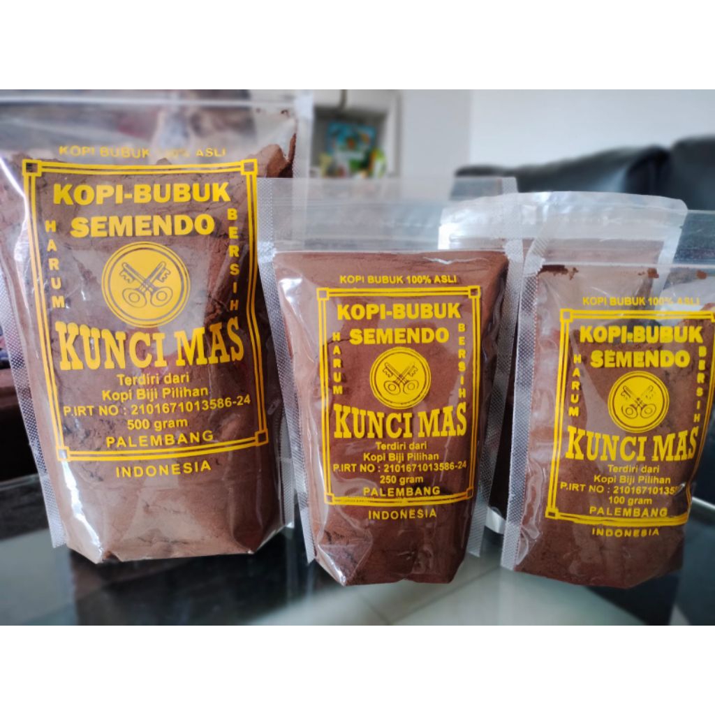 

kopi bubuk Semendo Kunci Mas Kemasan Ziplock @500gram