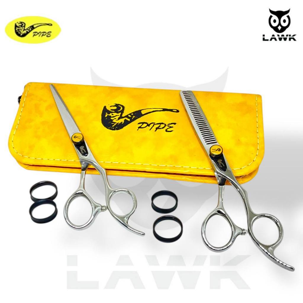 PIPE 6 INCH set gunting potong rambut PIPE