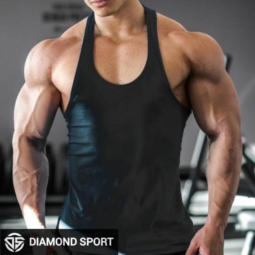 SINGLET OLAHRAGA GYM POLOS TALI KECIL PRIA SINGLET GYM PRIA SINGLET GYM TALI KECIL PRIA SINGLET GYM 