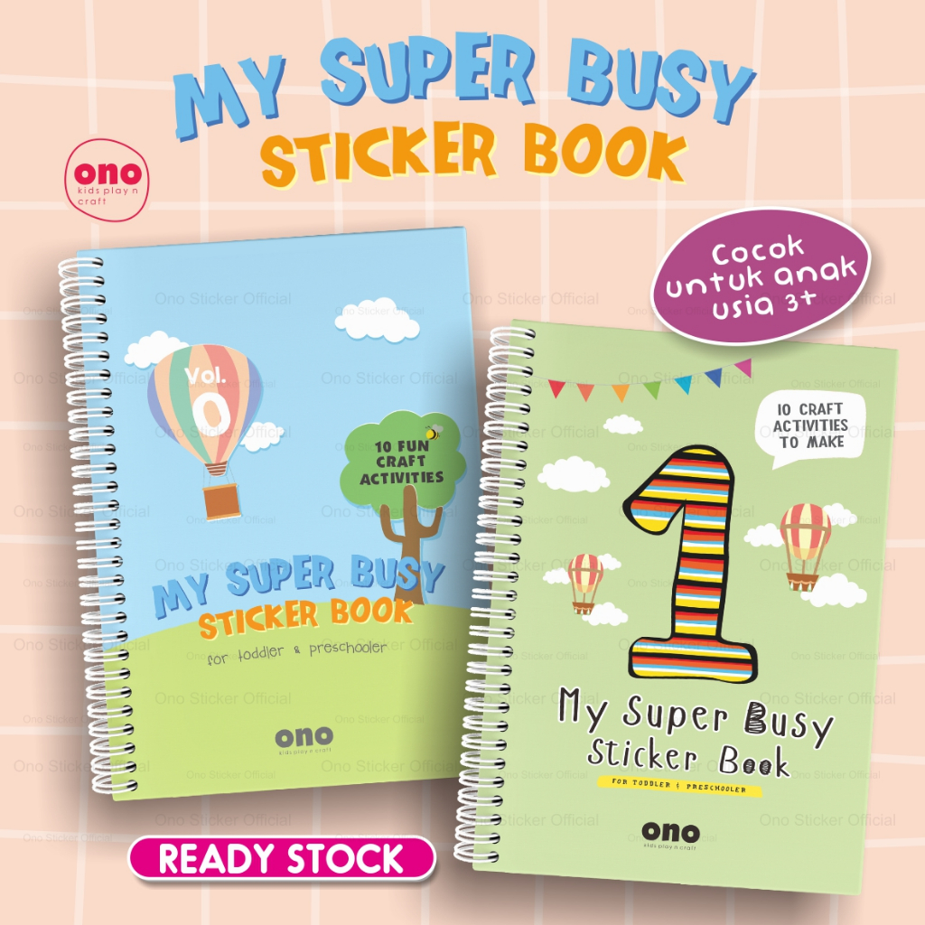 

Buku Stiker Anak | Sticker Busy Book | Buku Edukasi Aktivitas Mainan Anak READY STOCK
